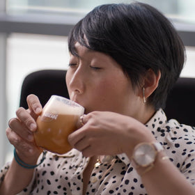 NESCAFE unsweet cappuccino on a desk, ideal for a quick break