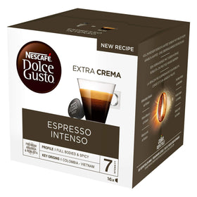 Nescafé Dolce Gusto Espresso Intenso crema on a rich espresso