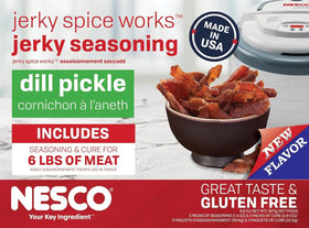 Open Nesco seasoning packs ready for mixing and curing