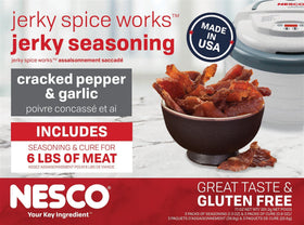 Packaging shot of Nesco BJT-6 teriyaki packs.