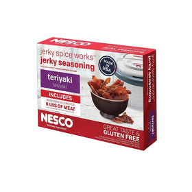 Nesco BJT-6 teriyaki spice packs for home jerky making.