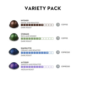 Nespresso Altissio capsule, 1.35oz, for a full-bodied espresso.