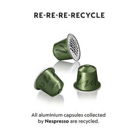 Nespresso aluminum capsule recycling supports eco-friendly coffee routines.