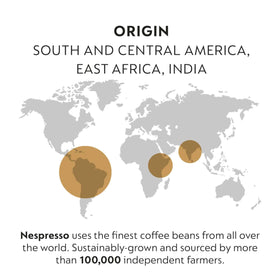 Nespresso Capriccio pod delivering a rich, distinct blend for an afternoon espresso