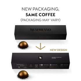 Roast contrast of Nespresso Chiaro beans for a balanced yet intense aroma.