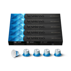 Nespresso Freddo Intenso espresso pod closeup for a bold iced coffee