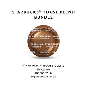 Starbucks House Blend Lungo aroma and flavor profile for longer servings.