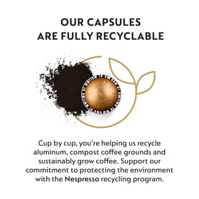 Milk pairs with Melozio Decaffeinated Vertuo for a softer, sweeter sip.