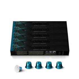 Nespresso Master Origin Indonesia capsules 50-count box, front view