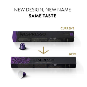 Nespresso Capriccio pod with rich aroma and bold finish.