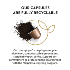 Nespresso aluminum capsules recyclable to support sustainability