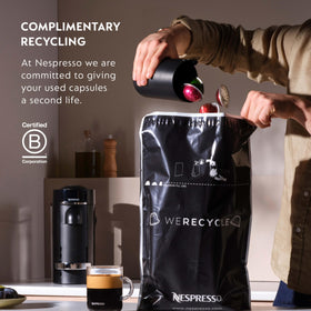 Arabicas from South America and East Africa used in Ristretto Intenso.