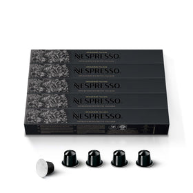 Nespresso Original Ristretto Intenso pods in a box for quick espresso rituals.
