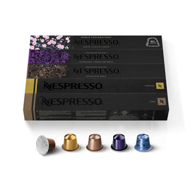 Nespresso Original variety pack with 50 pods for diverse espresso moments