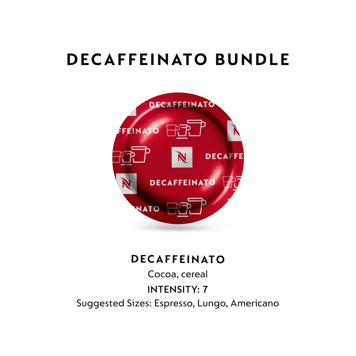Nespresso Professional machines ready for Decaffeinato use in a business setting.