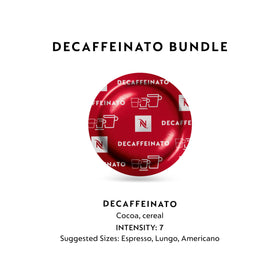 Nespresso Professional machines ready for Decaffeinato use in a business setting.