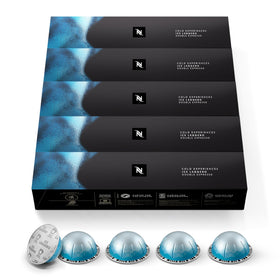 Nespresso Vertuo Ice Leggero capsules packaging for quick iced coffee at home