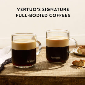 Nespresso Vertuo Inizio compatibility note with Vertuo machines only.