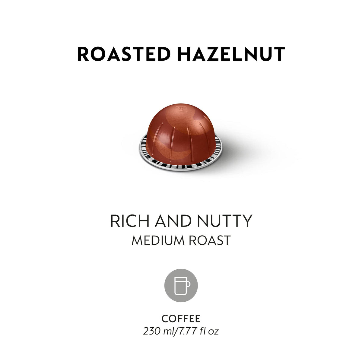 Nespresso Vertuo medium roast Arabicas for balanced sweetness