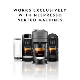 Close-up of Vertuo pods on the counter highlighting accessibility