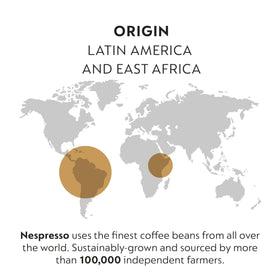 Nespresso Vertuo Rich Chocolate notes caramel and almond for a dessert-like finish.