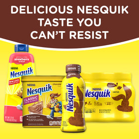 Two tablespoons of Nesquik powder held over milk for quick flavoring