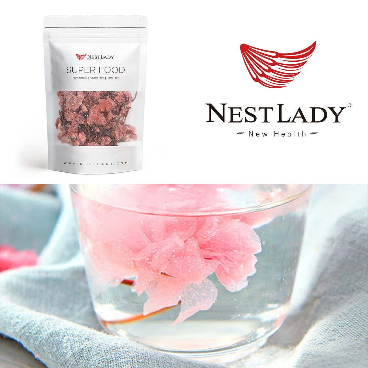NESTLADY edible flowers ideal for wedding-themed desserts.