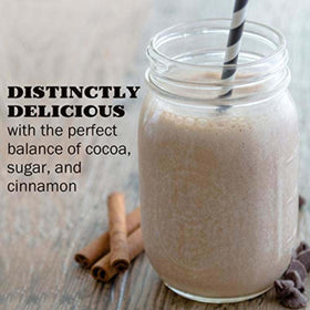 Nestlé Abuelita hot cocoa mug preparation shows quick, comforting cup.
