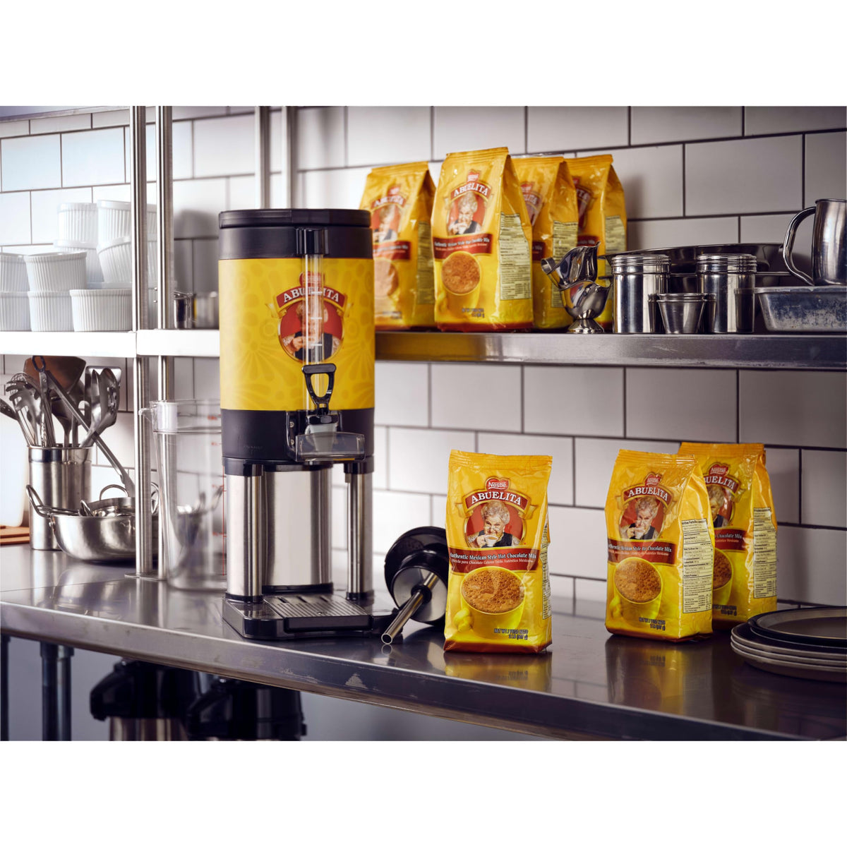 Nestlé Abuelita sustainable cocoa beans highlight ethical sourcing.