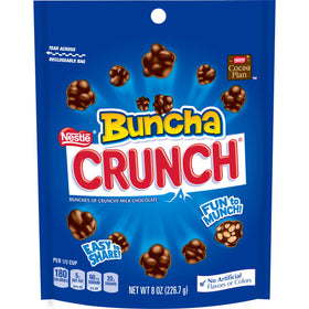 Nestle Buncha Crunch bar packaging, ideal for on-the-go sharing.