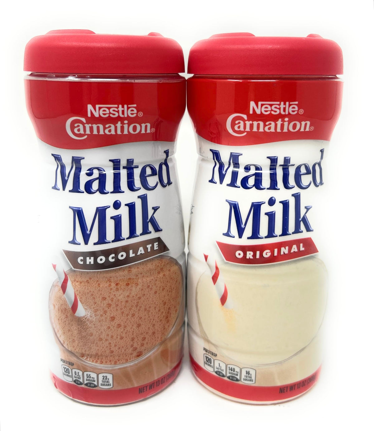 Nestle Carnation chocolate malted milk bottle for creamy shakes and desserts