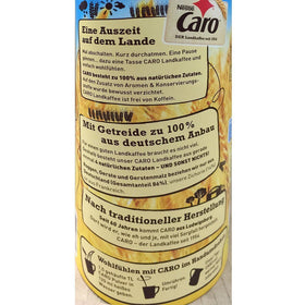 Nestle Caro instant natural beverage in a tin can ready for daily ritual.