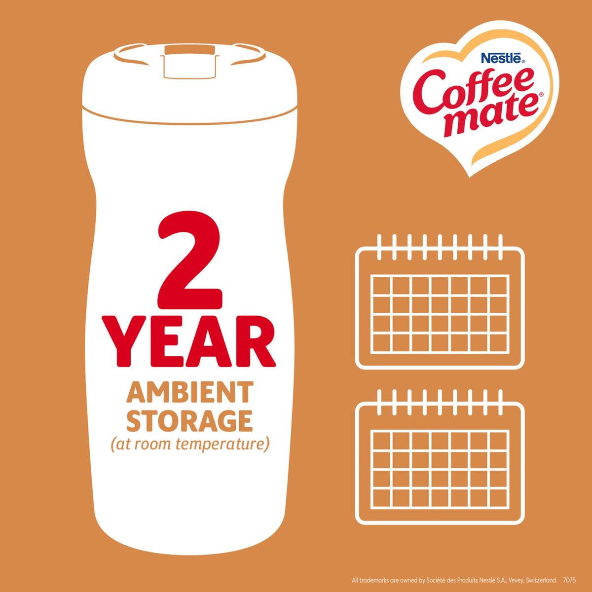 Coffee Mate Original shelf-stable creamer remains flavorful for 24 months