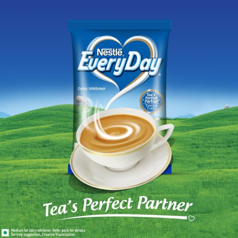 Nestlé Everyday Dairy Whitener stirred into tea for gentle creaminess.