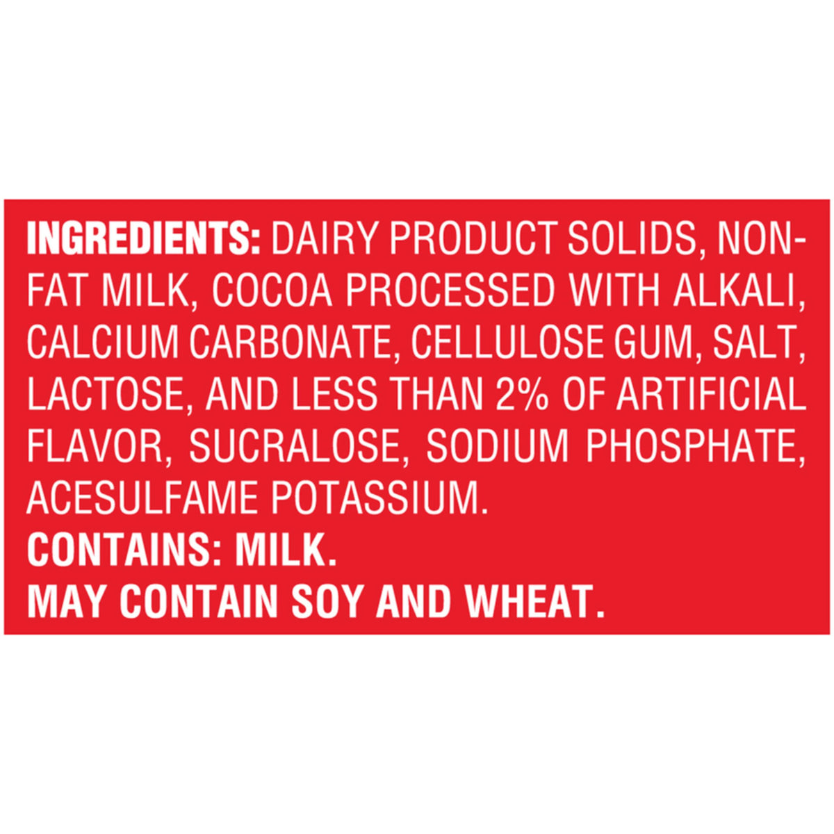 Nestle Hot Cocoa 15-month shelf life indicated on box.