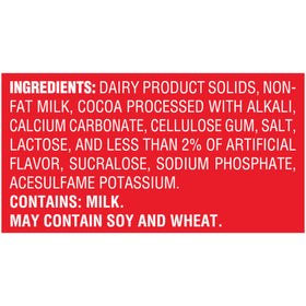 Nestle Hot Cocoa 15-month shelf life indicated on box.