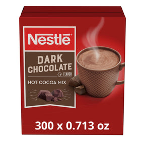 Nestlé Hot Cocoa dark chocolate packets showcase rich flavor for cafeterias and cafes