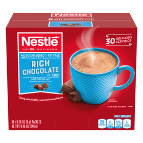Nestle Hot Cocoa bulk box packets ready for quick bulk service and easy stocking.