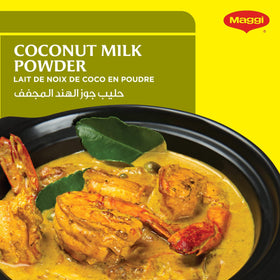 Nestlé Maggi Coconut Milk Powder pouring with water for quick coconut milk.