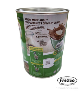 Nestle Milo morning mug with steam for a warming start.