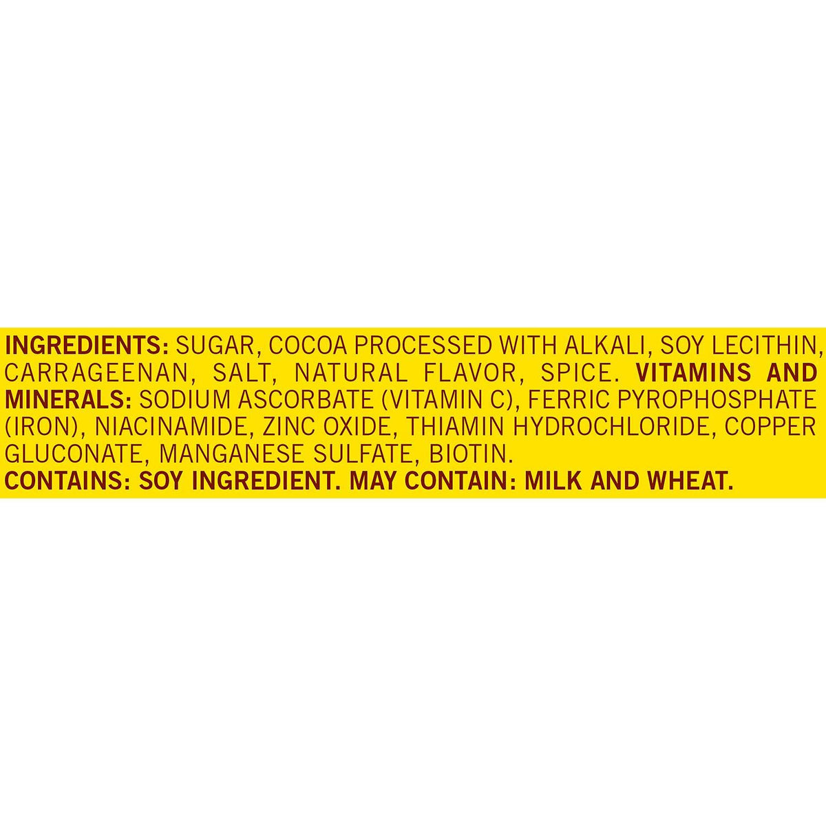 Nesquik chocolate powder used in smoothies and baking for chocolate flavor
