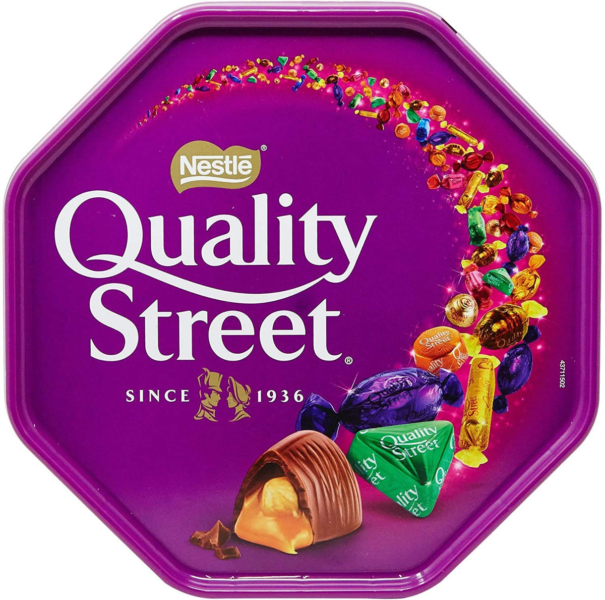 Nestle Quality Street 550g gift-ready packaging ideal for celebrations.
