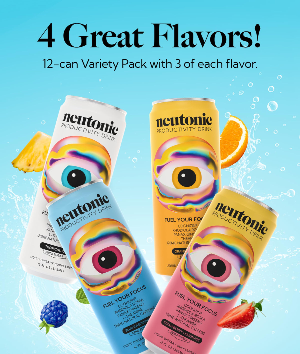 Lifestyle scene of a professional using Neutonic during a work session.
