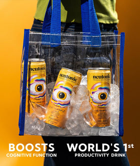 Neutonic Orange Sunrise multipack top view emphasizing daily routine use