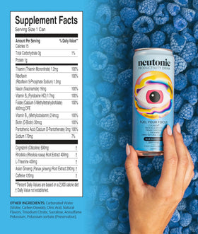 Neutonic on a desk setup emphasizes enhanced focus during study or work.
