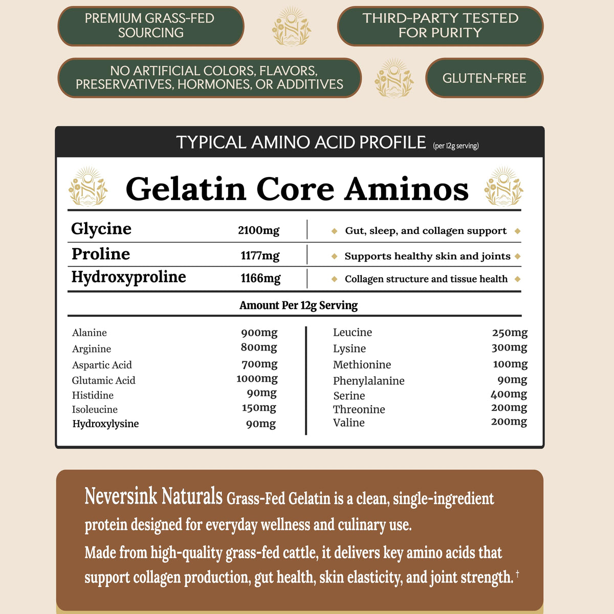 Neversink Naturals gelatin powder custards and desserts achieving firm texture