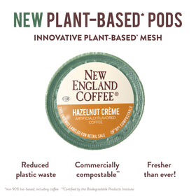 New England Coffee Arabica beans—smooth, balanced flavor for versatile brewing.