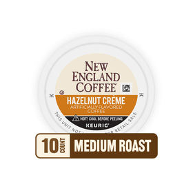 New England Coffee Sustainable Cup Project symbol emphasizes eco-friendly, compostable packaging choices.