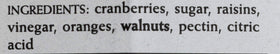 New England Cranberry Chutney spread on flatbread for tasting