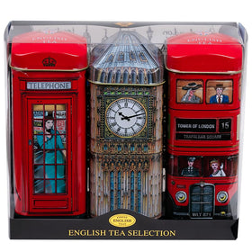 New English Teas British Heritage Big Ben tin for a classic tea moment